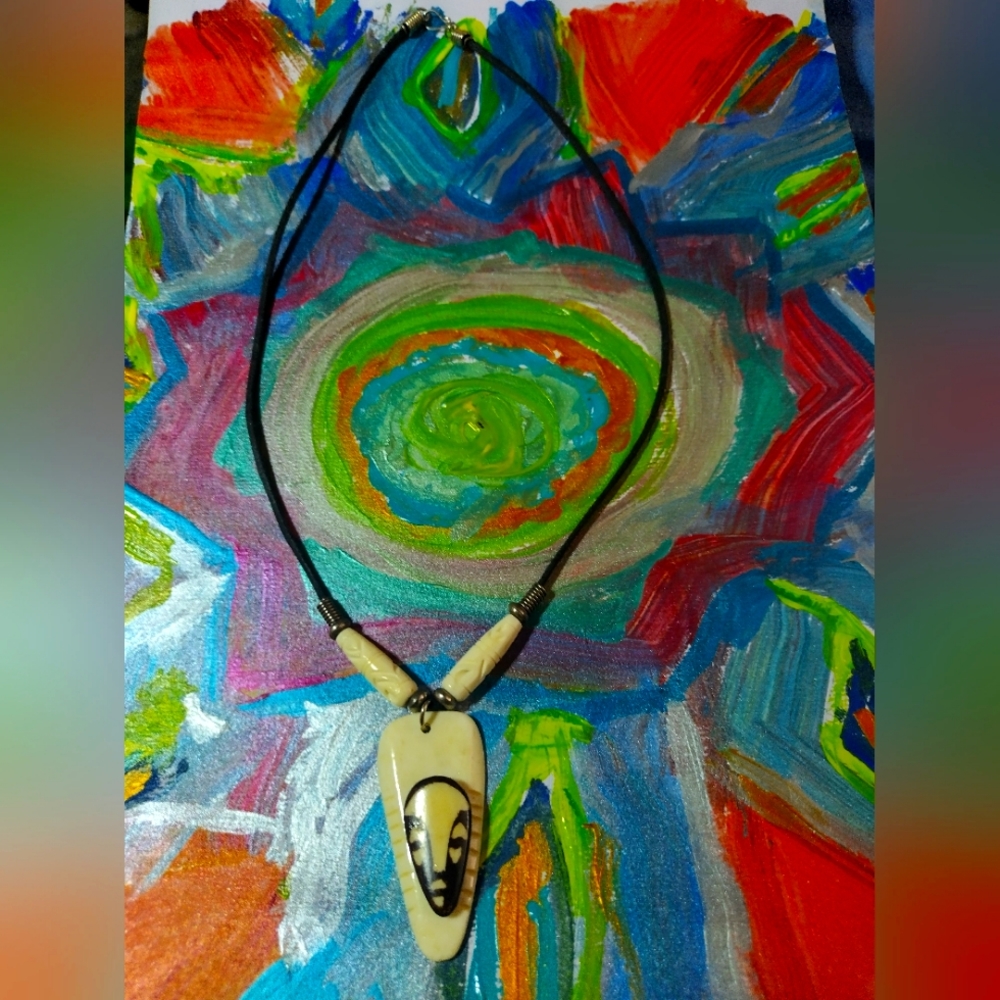 Authentic Tribal Bone Necklace
